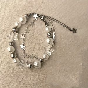 Simple Pentagram Bead Men's Bracelet